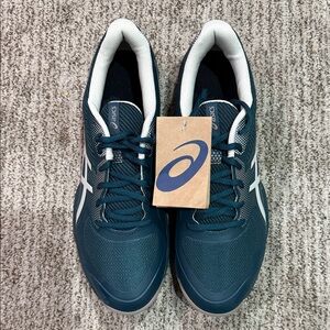 ASICS Teal and White Running Shoes, NWT